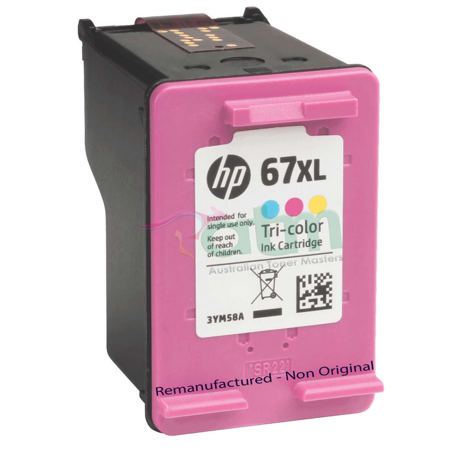 HP 67XXL-3YM58AA Remanufactured-Colour Cartridge