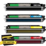 Compatible HP 126A CE310A CE311A CE312A CE313A Cartridges Combo