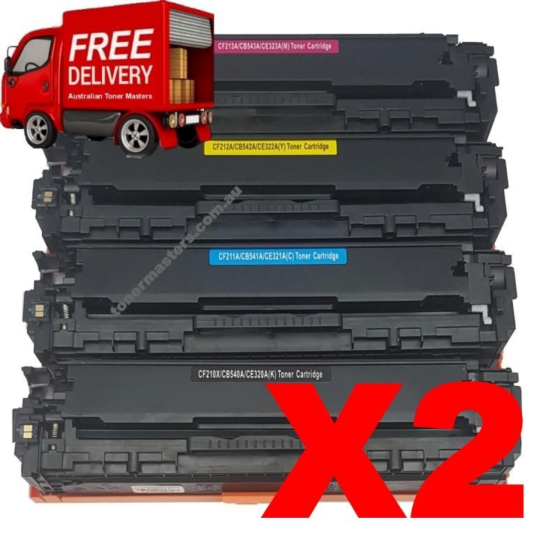 Compatible HP 128A CE320A CE321A CE322A CE323A Toner Deal X2
