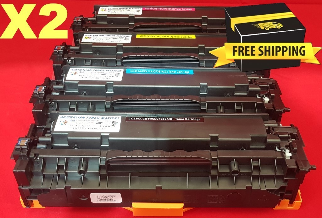 Compatible HP 304A CC530A CC531A CC532A CC533A Toner Deal X2