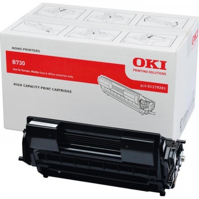 Oki B730 1279201 Genuine Toner Cartridge 25K
