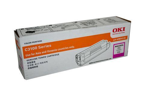 Oki C5100 C5300 42127410 Genuine Magenta Toner
