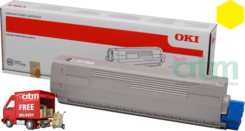 Oki C910n 44036037 Genuine Yellow Toner Cartridge