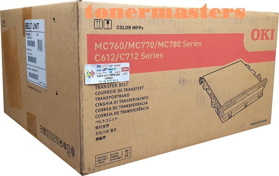 Oki MC780 C712 45381102 Genuine Transfer Belt Unit