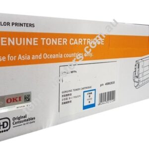 Oki MC862DN 44643027 Genuine Cyan Toner Cartridge