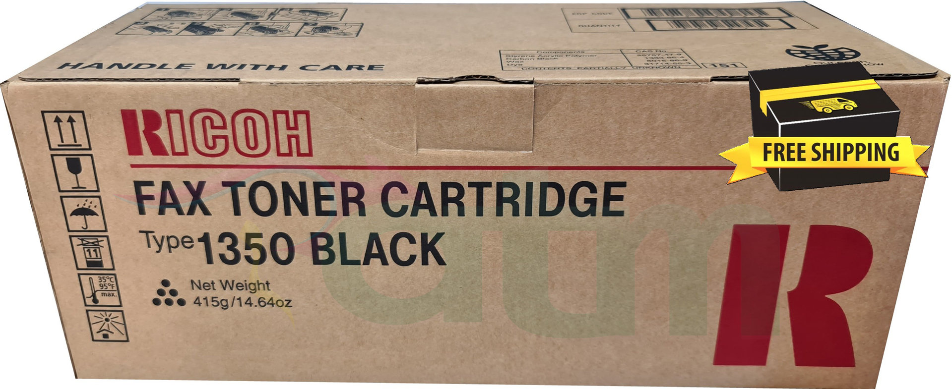Ricoh 430363 430354 Type 1350B Genuine Toner